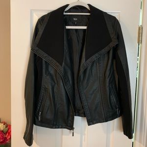 Mission Stretch Faux Leather Jacket